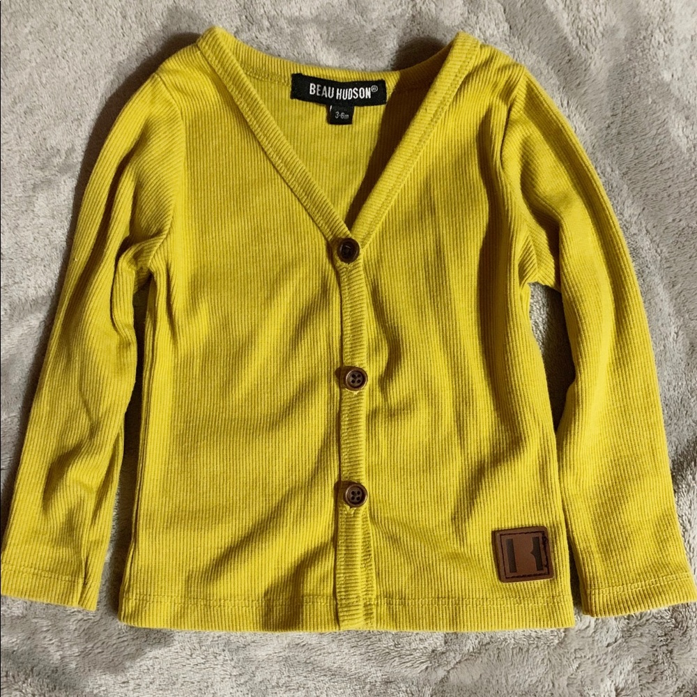 Beau Hudson Mustard Cardigan